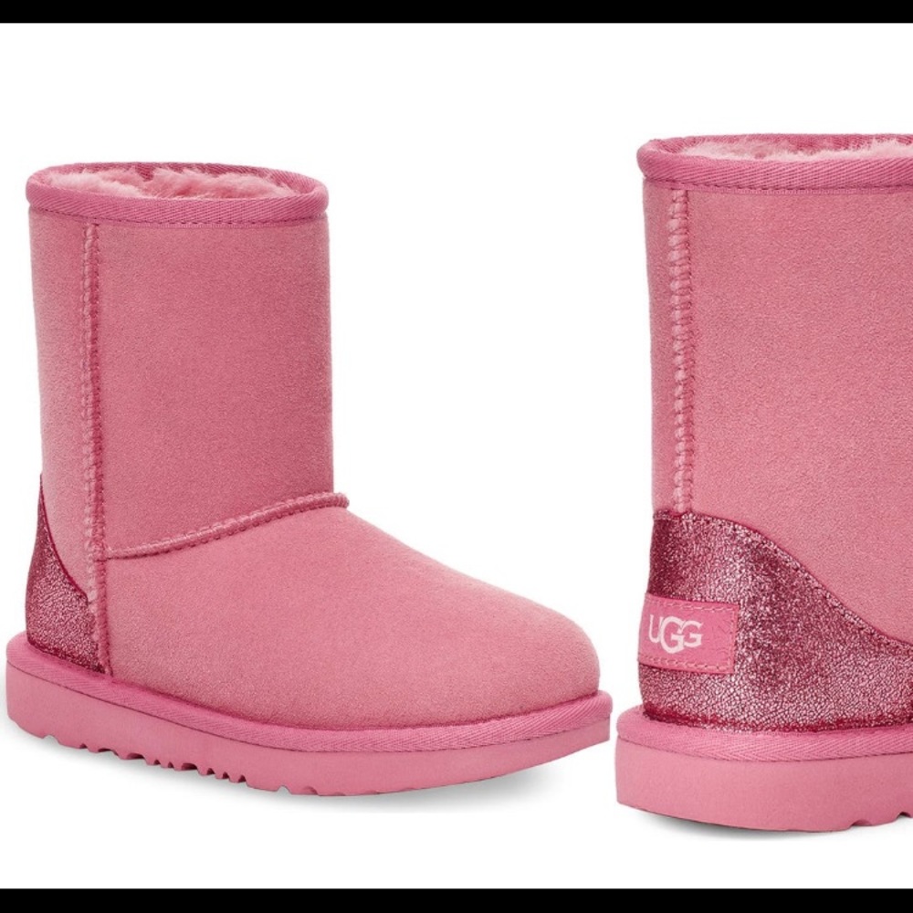 Ugg classic 2 glitz bootie in wild berry